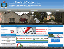 Tablet Screenshot of comune.pontedellolio.pc.it